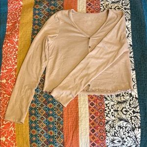 AE Soft & Sexy Plush cropped cardigan